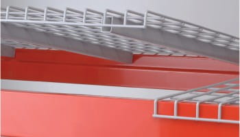 wire mesh shelving