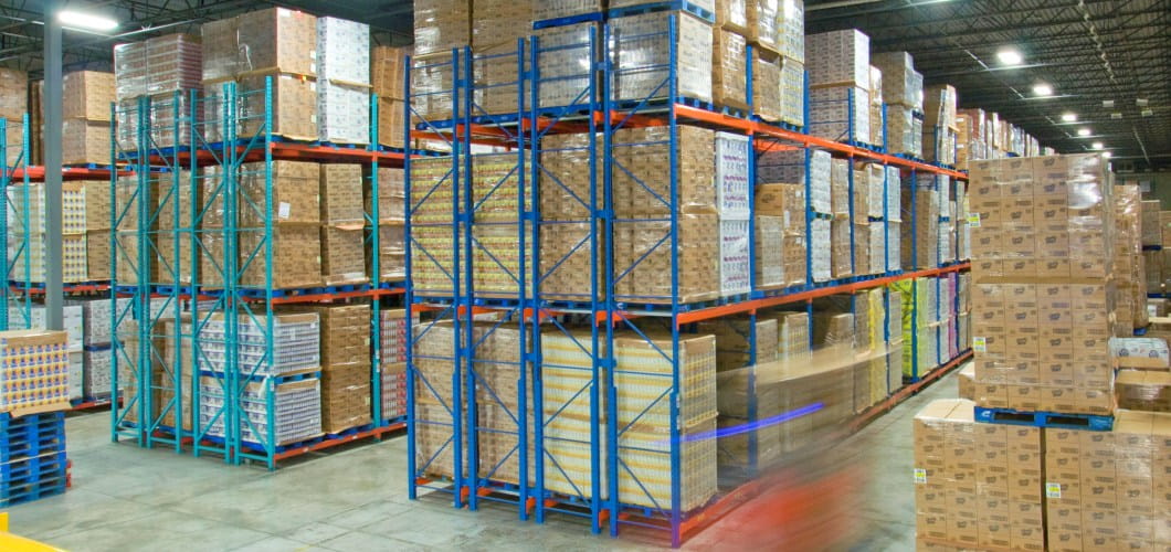 warehouse pallet rack