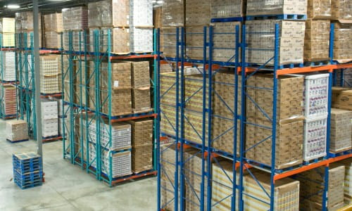 warehouse pallet rack